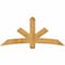 Ekena Millwork Alberta Rough Sawn Timber Gable Bracket, Western Red Cedar, 72"W x 33"H x 2"D x 6"F, 11/12 Pitch GBW072X33X0206ALB00RWR - alternate 1